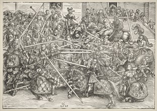 The Tournament with lances, 1509. Creator: Lucas Cranach (German, 1472-1553).