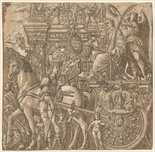 The Triumph of Julius Caesar: Caesar Triumphant, 1593-99. Creator: Andrea Andreani (Italian, about 1558-1610).