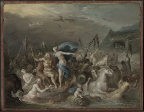 The Triumph of Neptune and Amphitrite, 1630s. Creator: Frans Francken (Flemish, 1581-1642).