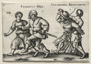The Village Wedding: Philipus Mei / Johannes Brachmon, 1546. Creator: Hans Sebald Beham (German, 1500-1550).