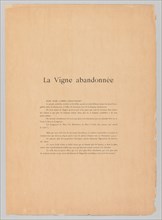 The Vintages: The Vintages!, 1894. Creator: Henri de Groux (Belgian, 1867-1930); L'Estampe Originale.