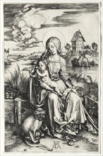 The Virgin and Child with a Monkey, c. 1498. Creator: Albrecht Dürer (German, 1471-1528).