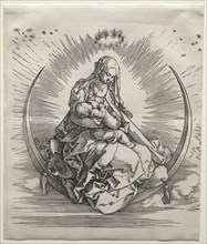 The Virgin on a Crescent, c. 1510-1511. Creator: Albrecht Dürer (German, 1471-1528).