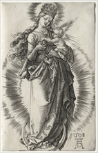 The Virgin with a Starry Crown, 1508. Creator: Albrecht Dürer (German, 1471-1528).