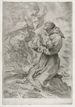 The Vision of St. Francis of Assisi, 1590. Creator: Pietro Faccini (Italian, 1562-1602).