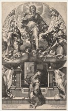The Vision of St. Francis, 1581. Creator: Federico Barocci (Italian, 1528-1612).