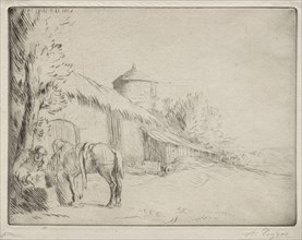 The Watering Place (2nd Plate). Creator: Alphonse Legros (French, 1837-1911).