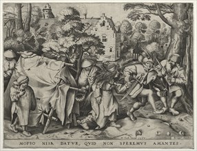 The Wedding of Mopsus and Nisa, 1570. Creator: Pieter van der Heyden (Netherlandish, c. 1530-c. 1575).