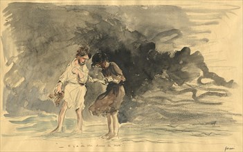 There is corn in the sea!, fourth quarter 1800s or first third 1900s. Creator: Jean Louis Forain (French, 1852-1931).