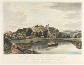 This View of Arundel Castle, 1819. Creator: John Baily (British); Wm Scott.