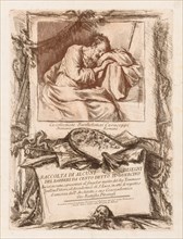 Title Page of Raccolta di alcuni disegni del Barberi da Cento Ietto il Gerucino, 1764. Creator: Giovanni Battista Piranesi (Italian, 1720-1778).