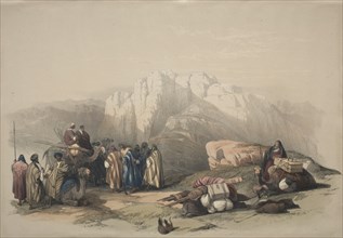 Tomb of Aaron, Summit of Mount Horeb, 1839. Creator: David Roberts (British, 1796-1864).