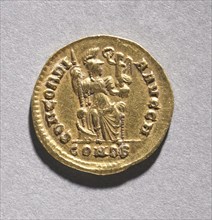 Tremissis of Honorius (reverse), 395-423. Creator: Unknown.