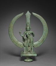 Trident with Shiva as Half-Woman (Ardhanarishvara), c. 1050. Creator: Unknown.