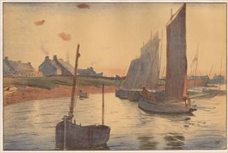 Tristesse sur la Mer, 1898. Creator: Raoul André Ulmann (French, 1867-1932); Imprimerie Champenois.