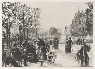 Tuileries Gardens. Creator: Léon Augustin Lhermitte (French, 1844-1925).