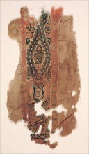 Tunic Ornament with Part of a Saint, c. 600s - 700s. Creator: Unknown.