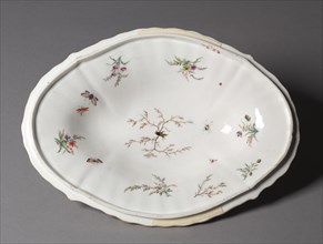 Tureen (cover), c. 1751- 1752. Creator: Vincennes Factory (French); Louis-Denis Armand (French), probably painted by.