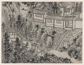 Twelve Views of Tiger Hill, Suzhou: The Pine Retreat, after 1490. Creator: Shen Zhou (Chinese, 1427-1509).