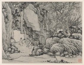 Twelve Views of Tiger Hill, Suzhou: The Sword Spring, Tiger Hill, after 1490. Creator: Shen Zhou (Chinese, 1427-1509).