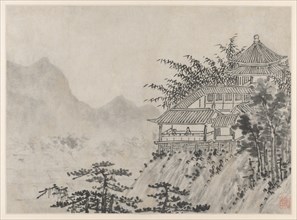 Twelve Views of Tiger Hill, Suzhou: The Thousand Acres of Clouds, after 1490. Creator: Shen Zhou (Chinese, 1427-1509).