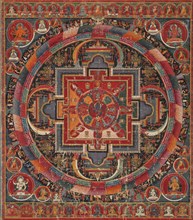 Twenty-three Deity Nairatma Mandala, c. 1375. Creator: Unknown.