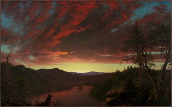 Twilight in the Wilderness, 1860. Creator: Frederic Edwin Church (American, 1826-1900).