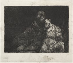 Two Figures, 1800s. Creator: Unknown.