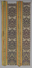 Two Parts of a Curtain, 1700s. Creator: Unknown.