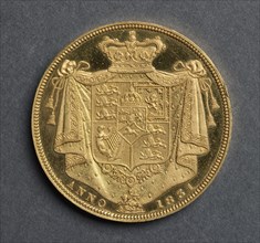 Two Pounds [pattern] (reverse), 1831. Creator: J. B. Merlen (British); William Wyon (British).