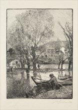 Un coin de lÎle de Billancourt. Creator: Auguste Louis Lepère (French, 1849-1918).