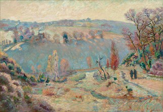 Valley of the Sédelle at Pont Charraud: White Frost, c.1903-1911. Creator: Armand Guillaumin (French, 1841-1927).
