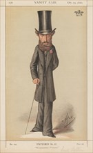 Vanity Fair: Statesmen No. 67 "The representative of Romance", 1870. Creator: Carlo (Ape) Pellegrini (Italian, 1839-1889).