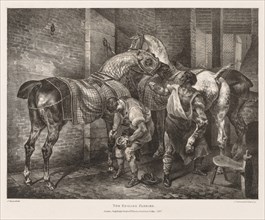 Various Subjects Drawn from Life and on Stone: The English Farrier, 1821. Creator: Théodore Géricault (French, 1791-1824).