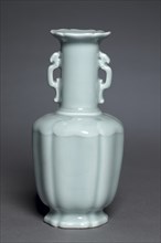 Vase with Dragon Handles, 1736-1795. Creator: Unknown.