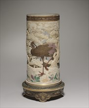 Vase, 1873. Creator: Worcester Porcelain Factory (British); James Hadley (British), probably by.