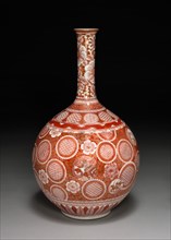 Vase: Kutani Ware, 19th century. Creator: Unknown.