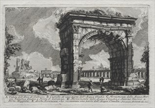 Veduta dellArco di Gallieno. Creator: Giovanni Battista Piranesi (Italian, 1720-1778).