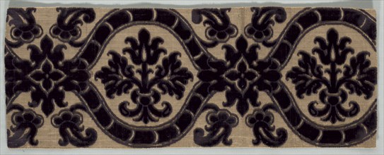Velvet Brocade Textile, late 1500s. Creator: Unknown.
