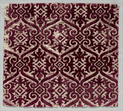 Velvet Brocaded Textile, late 1500s. Creator: Unknown.