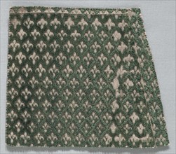 Velvet Fragment, late 1500s - early 1600s. Creator: Unknown.