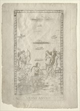 Venus (from the Tarocchi, series A: Firmaments of the Universe, #43), before 1467. Creator: Master of the E-Series Tarocchi (Italian, 15th century).