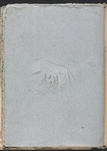 Verona Sketchbook: Drapery (page 20), 1760. Creator: Francesco Lorenzi (Italian, 1723-1787).