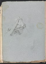 Verona Sketchbook: Drapery study (page 10), 1760. Creator: Francesco Lorenzi (Italian, 1723-1787).
