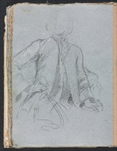 Verona Sketchbook: Gentleman (page 54), 1760. Creator: Francesco Lorenzi (Italian, 1723-1787).