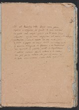 Verona Sketchbook: Inscription (page 1), 1760. Creator: Francesco Lorenzi (Italian, 1723-1787).