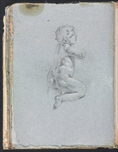 Verona Sketchbook: Putto in profile (page 64), 1760. Creator: Francesco Lorenzi (Italian, 1723-1787).
