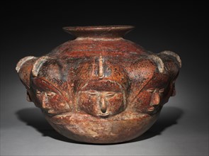 Vessel with Crested Heads, 200 BC-AD 300. Creator: Unknown.