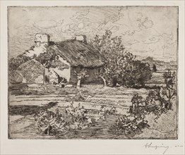 Vielle Bourrine, Maison du Marais, Vendée, 1892. Creator: Auguste Louis Lepère (French, 1849-1918).