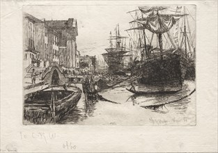 View in Venice, 1880. Creator: Otto H. Bacher (American, 1856-1909).